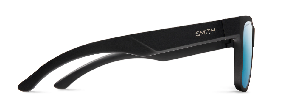 Smith Optics Lowdown 2 Matte Black Glass Polarized Blue Mirror - - Mansfield Hunting & Fishing - Products to prepare for Corona Virus