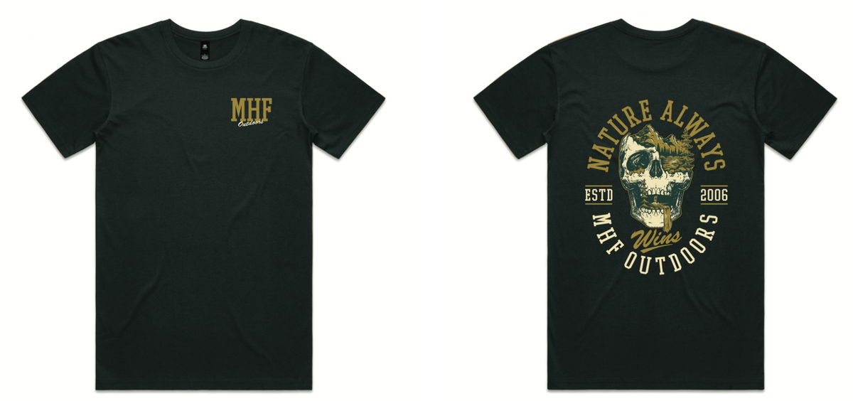 MHF Mens Nature Always Tee - Pine Green