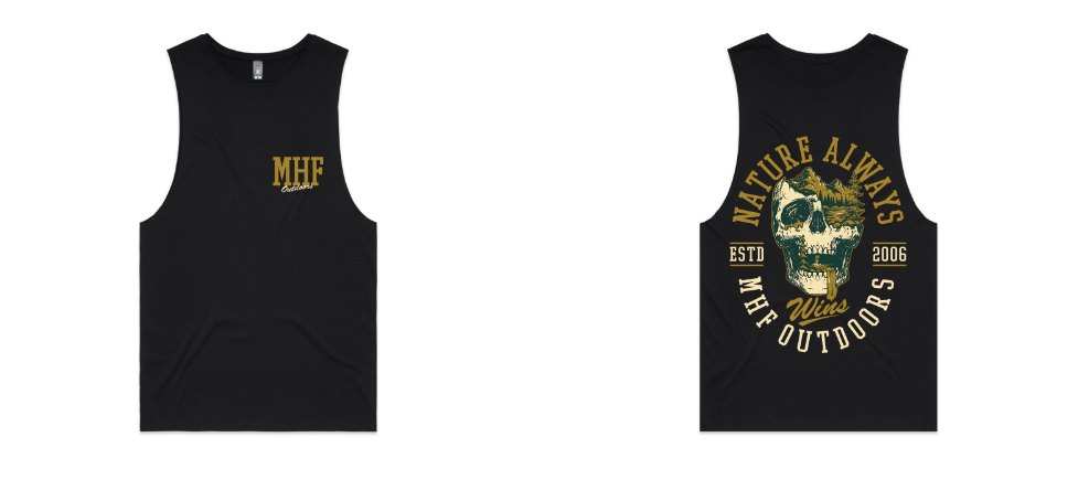 MHF Mens Nature Always Barnard Singlet - - Mansfield Hunting & Fishing - Products to prepare for Corona Virus