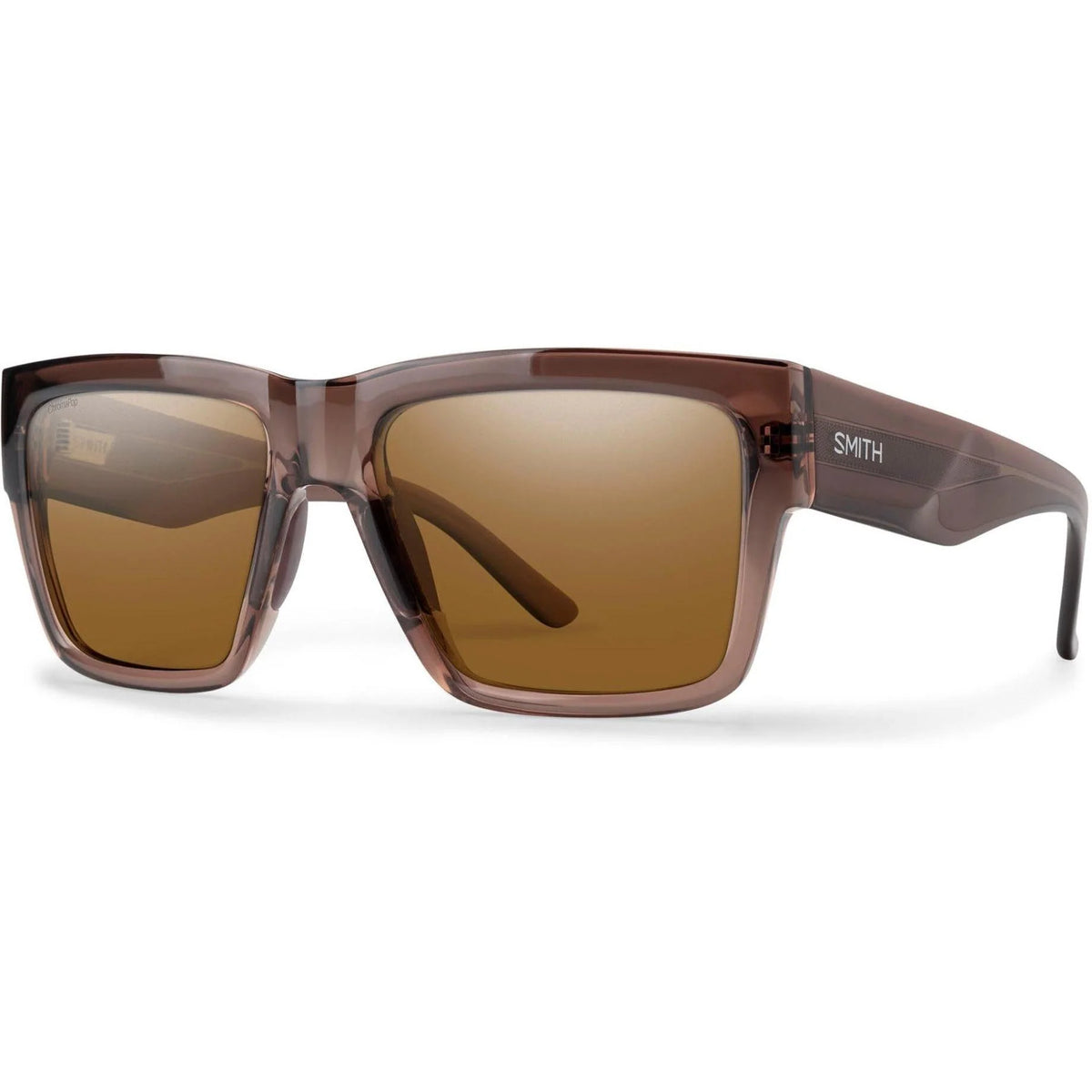 Smith Optics Lineup Rosewood Crystal Frame Polarized Brown Lens