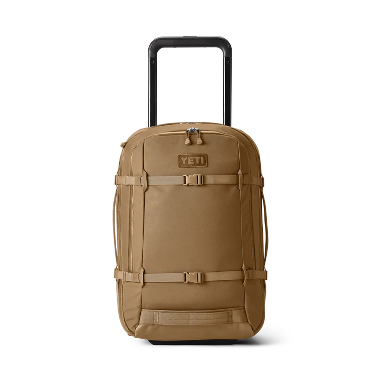 Yeti Crossroads Wheeled Luggage - 22 Inch/35L - 22 Inch / ALPINE BROWN - Mansfield Hunting & Fishing - Products to prepare for Corona Virus