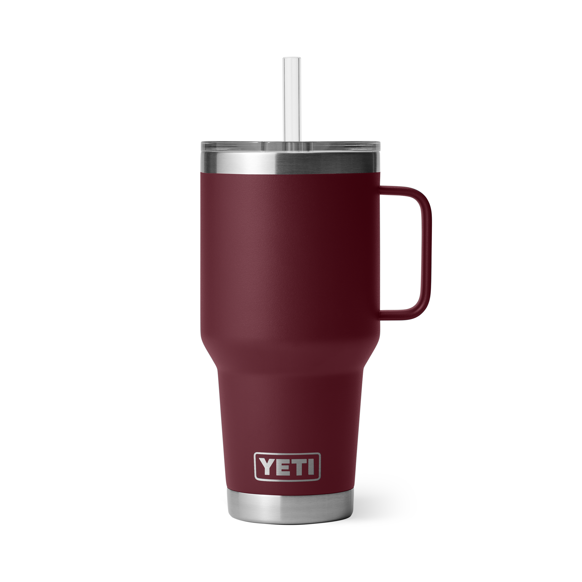 Yeti Rambler 35oz Straw Mug (1L) - 35OZ / WILD VINE RED - Mansfield Hunting & Fishing - Products to prepare for Corona Virus
