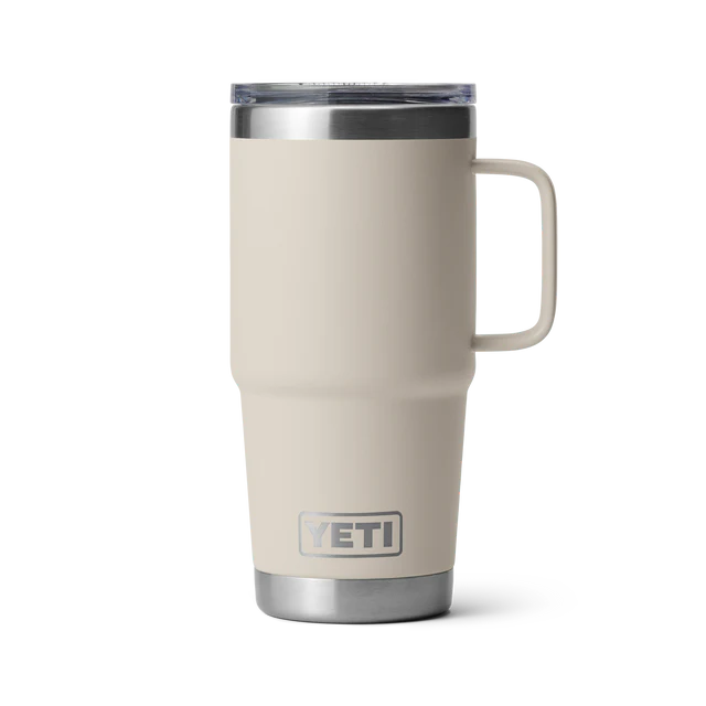 Yeti 20oz Travel Mug with StrongHold Lid (591ml) - 20OZ / CAPE TAUPE - Mansfield Hunting & Fishing - Products to prepare for Corona Virus
