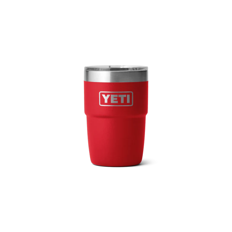 Yeti 8oz Stackable Tumbler (236ml) - 8OZ / RESCUE RED - Mansfield Hunting & Fishing - Products to prepare for Corona Virus
