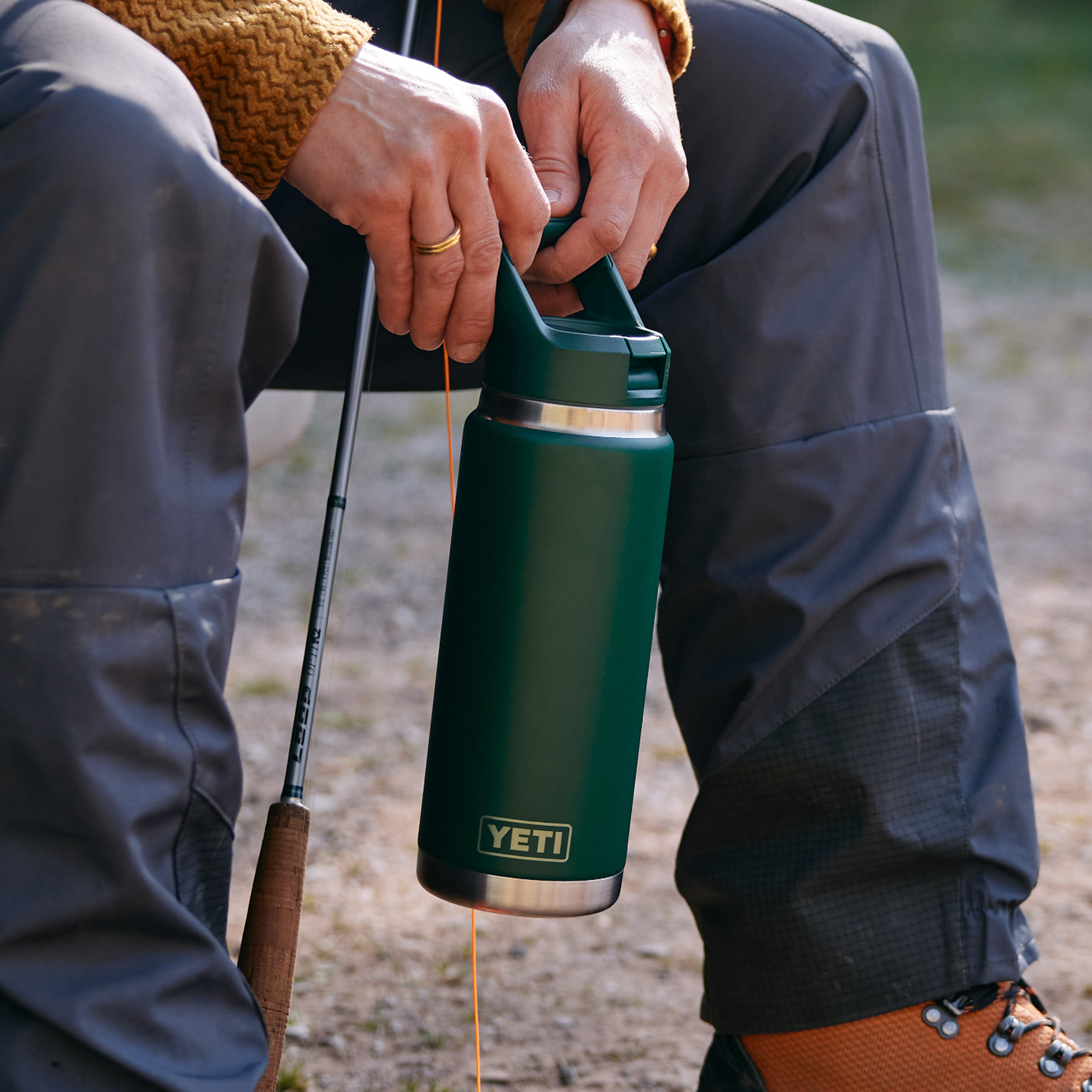 Yeti Rambler 18oz Straw Bottle (532ml)