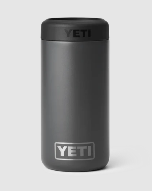 Yeti 250ml Colster Slim Can Cooler - 250ML / CHARCOAL - Mansfield Hunting & Fishing - Products to prepare for Corona Virus