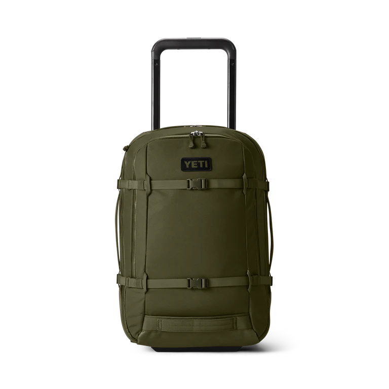 Yeti Crossroads Wheeled Luggage - 22 Inch/35L - 22 Inch / OLIVE - Mansfield Hunting & Fishing - Products to prepare for Corona Virus