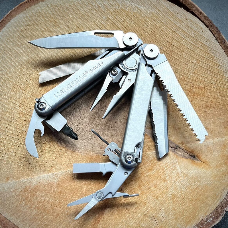 Leatherman Wave Plus with Nylon Sheath - box - - Mansfield Hunting & Fishing - Products to prepare for Corona Virus