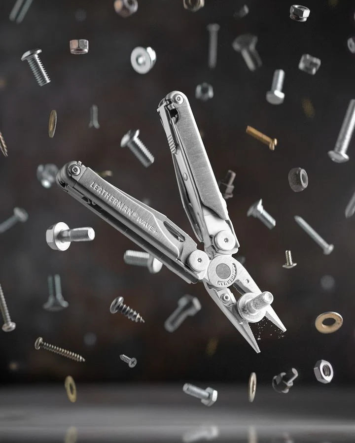 Leatherman Wave Plus with Nylon Sheath - box - - Mansfield Hunting & Fishing - Products to prepare for Corona Virus