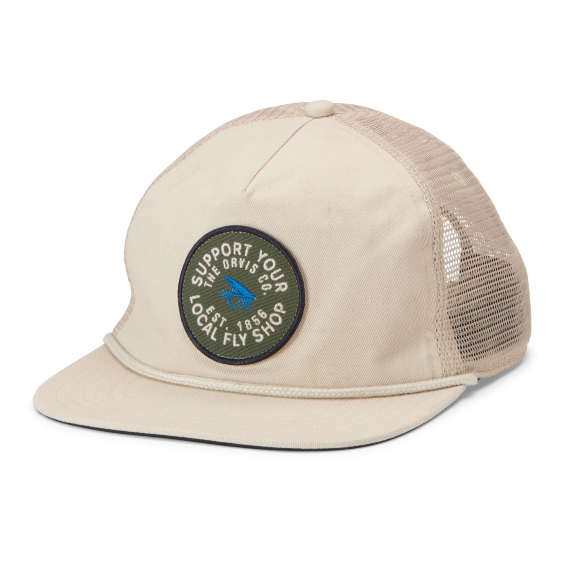 Orvis Fly Shop Rope Hat - PALE STONE - Mansfield Hunting & Fishing - Products to prepare for Corona Virus