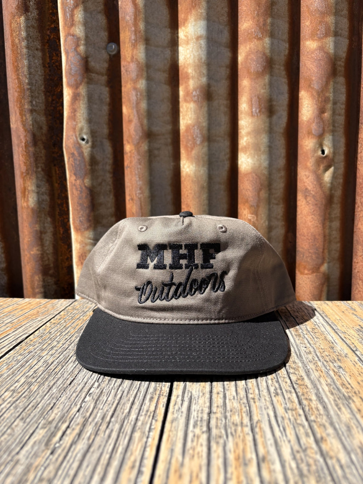 MHF Outdoors Cotton Cap - Walnut/Black