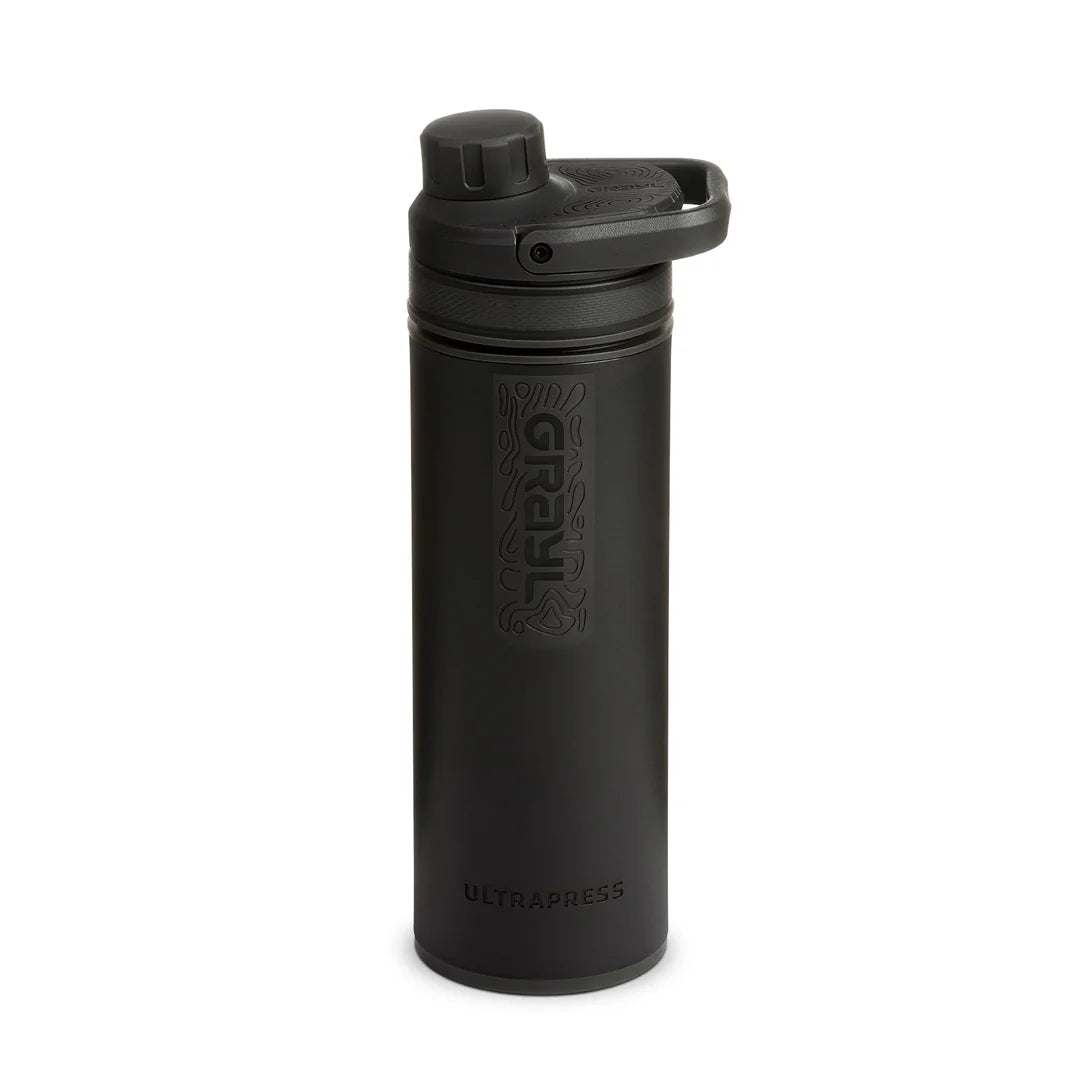 Grayl UltraPRESS Purifier - 500ml - Covert Black - Mansfield Hunting & Fishing - Products to prepare for Corona Virus