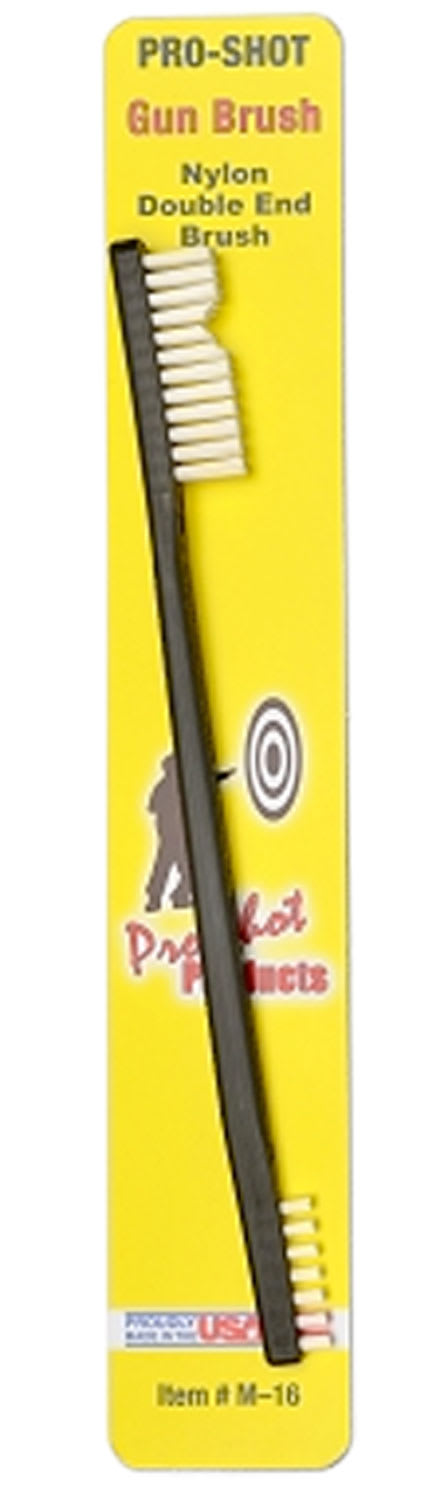 Pro Shot Gun Brush Double End Nylon -  - Mansfield Hunting & Fishing - Products to prepare for Corona Virus
