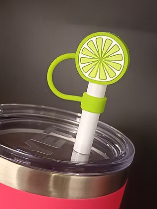 Essential Armour Silicon Straw Cover - Fruit
