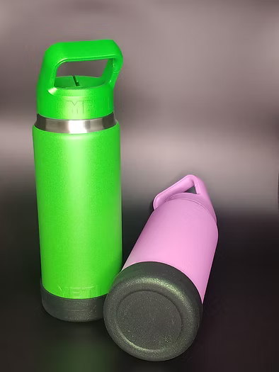 Essential Armour Silicon Yeti Bottle Protector - Green Aurora - The Green Aurora - - Mansfield Hunting & Fishing - Products to prepare for Corona Virus