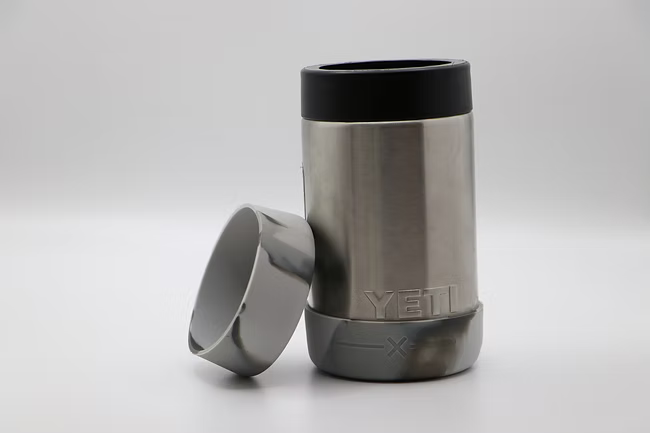 Essential Armour Silicon Yeti Bottle Protector - Gray Camo - The Three Shades of Gray - - Mansfield Hunting & Fishing - Products to prepare for Corona Virus