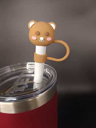 Essential Armour Silicon Straw Covers - Animals