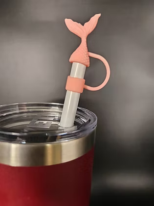 Essential Armour Silicon Straw Covers - Sea