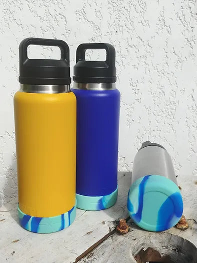 Essential Armour Silicon Yeti Bottle Protector - Ocean - The Remedy -  - Mansfield Hunting & Fishing - Products to prepare for Corona Virus
