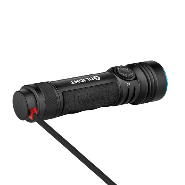 Olight Seeker 4 Pro LED Torch with Holster - Black - - Mansfield Hunting & Fishing - Products to prepare for Corona Virus