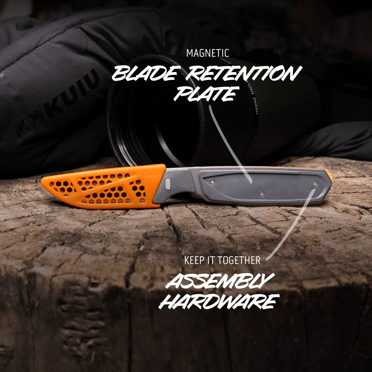 Outdoor Edge APX 3.0" Titanium Coated Frame - - Mansfield Hunting & Fishing - Products to prepare for Corona Virus