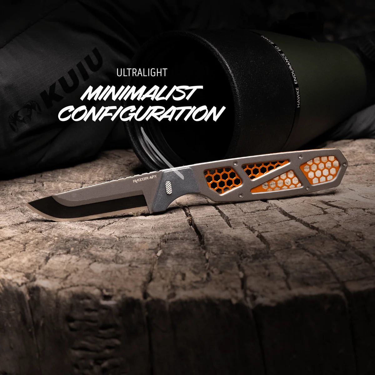 Outdoor Edge APX 3.0" Titanium Coated Frame - - Mansfield Hunting & Fishing - Products to prepare for Corona Virus