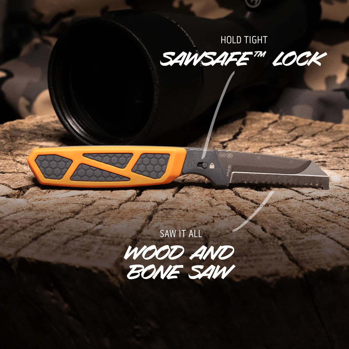 Outdoor Edge APX 3.0" Titanium Coated Frame - - Mansfield Hunting & Fishing - Products to prepare for Corona Virus