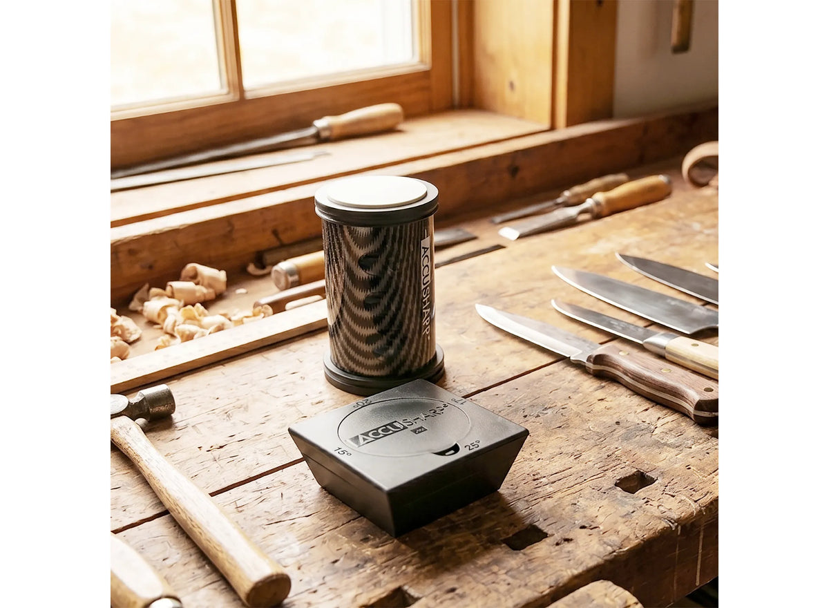 Accusharp Rolling Stone Knife Sharpener - 4 stone - - Mansfield Hunting & Fishing - Products to prepare for Corona Virus