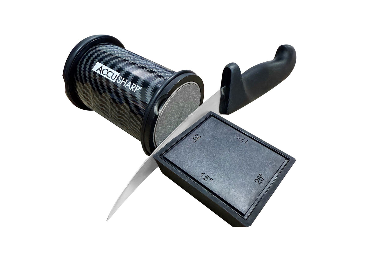 Accusharp Rolling Stone Knife Sharpener - 4 stone - - Mansfield Hunting & Fishing - Products to prepare for Corona Virus