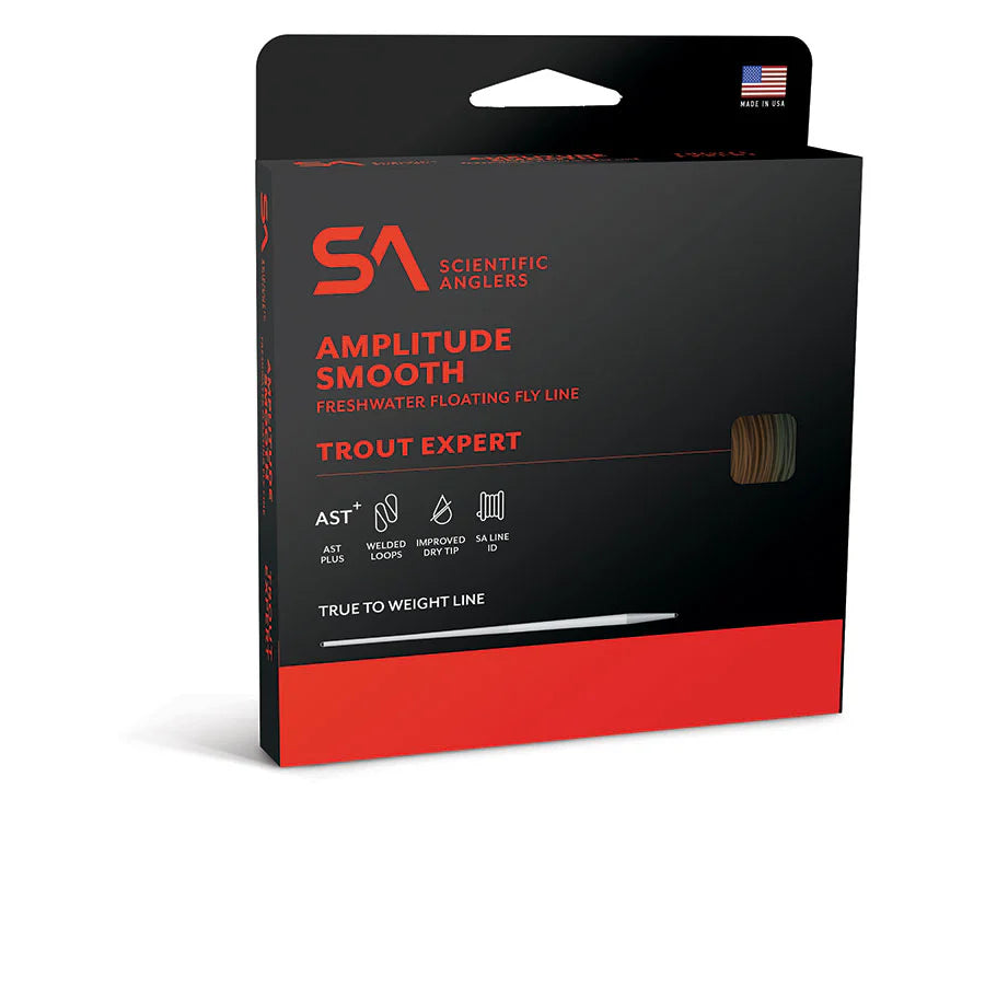 Scientific Anglers Amplitude Smooth Trout Expert - WF3F / LEATHER/SAGE GREEN/BUCKSIN - Mansfield Hunting & Fishing - Products to prepare for Corona Virus