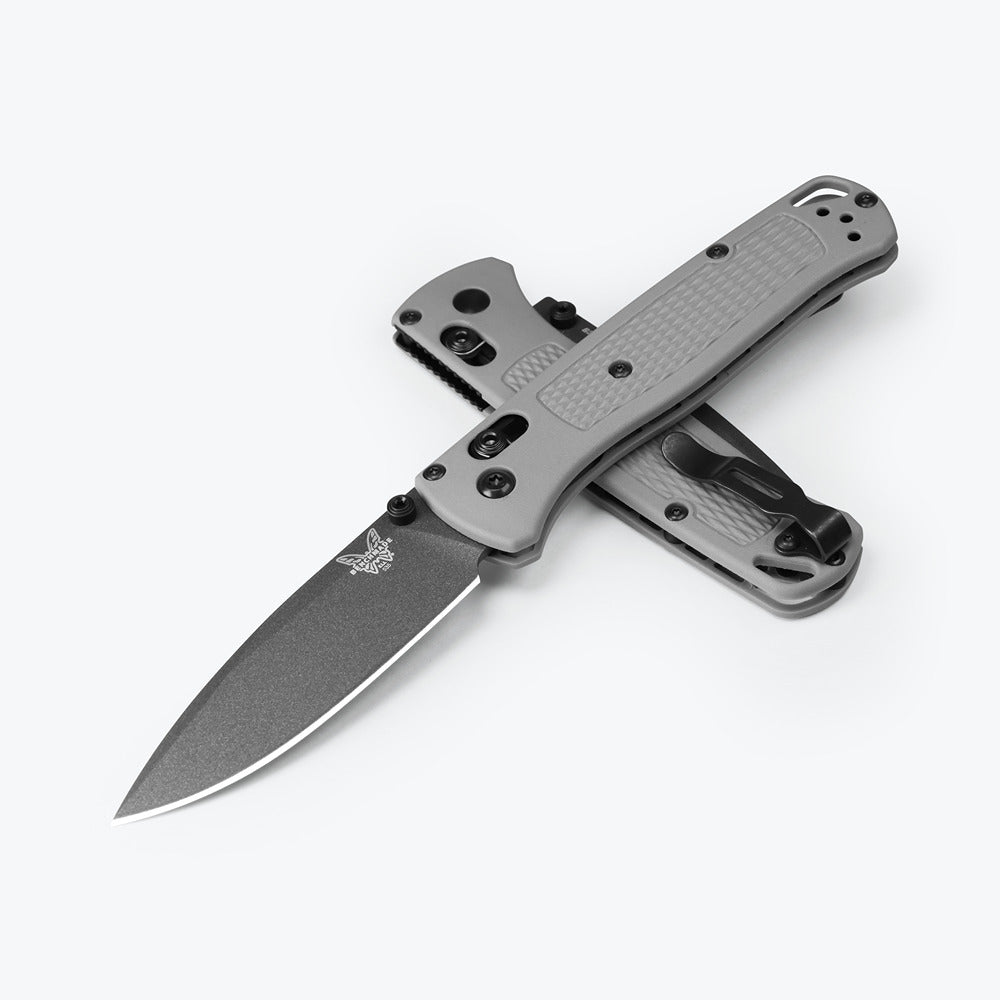 Benchmade Bugout Axis S30V Steel Folding Pocket Knife - Storm Gray - - Mansfield Hunting & Fishing - Products to prepare for Corona Virus