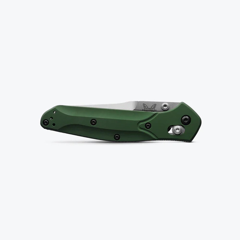 Benchmade Osborn Axis S30V Steel Folding Knife - Green - - Mansfield Hunting & Fishing - Products to prepare for Corona Virus