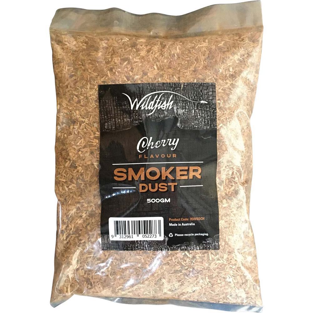 Wildfish Smoker Dust - Cherry 500gr - - Mansfield Hunting & Fishing - Products to prepare for Corona Virus