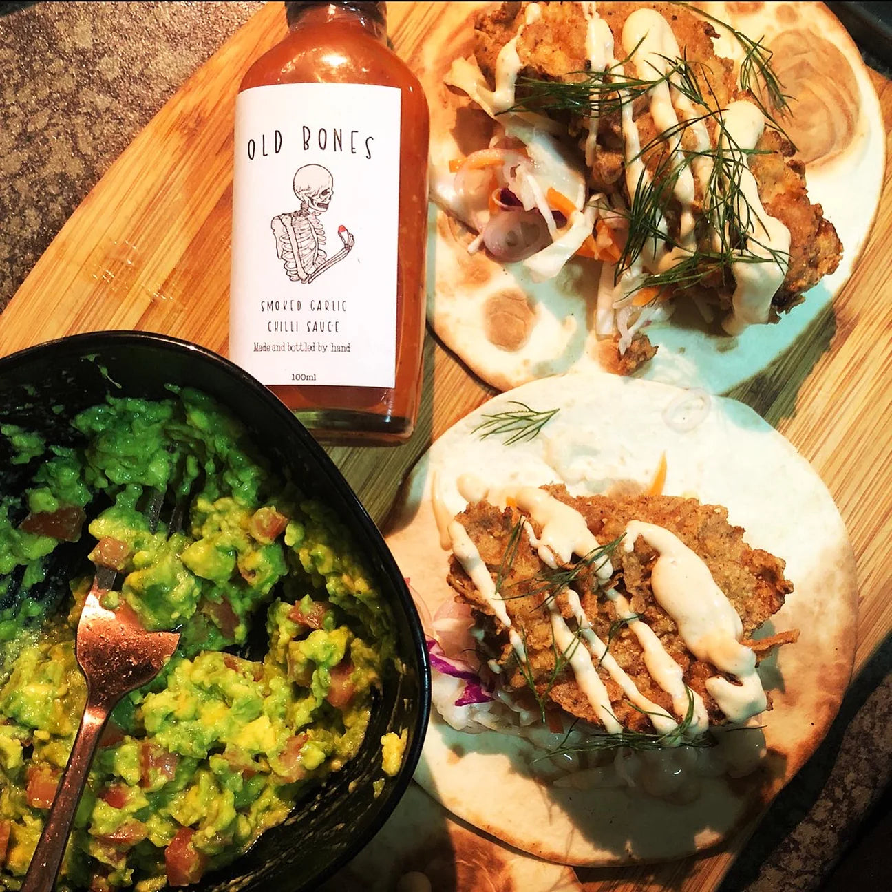 Old Bones Smoked Garlic Chilli Sauce - 200ml - - Mansfield Hunting & Fishing - Products to prepare for Corona Virus