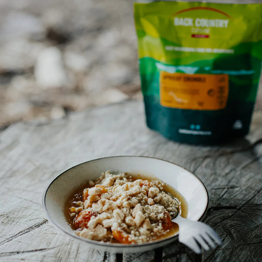 Back Country Cuisine - Apricot Crumble - - Mansfield Hunting & Fishing - Products to prepare for Corona Virus