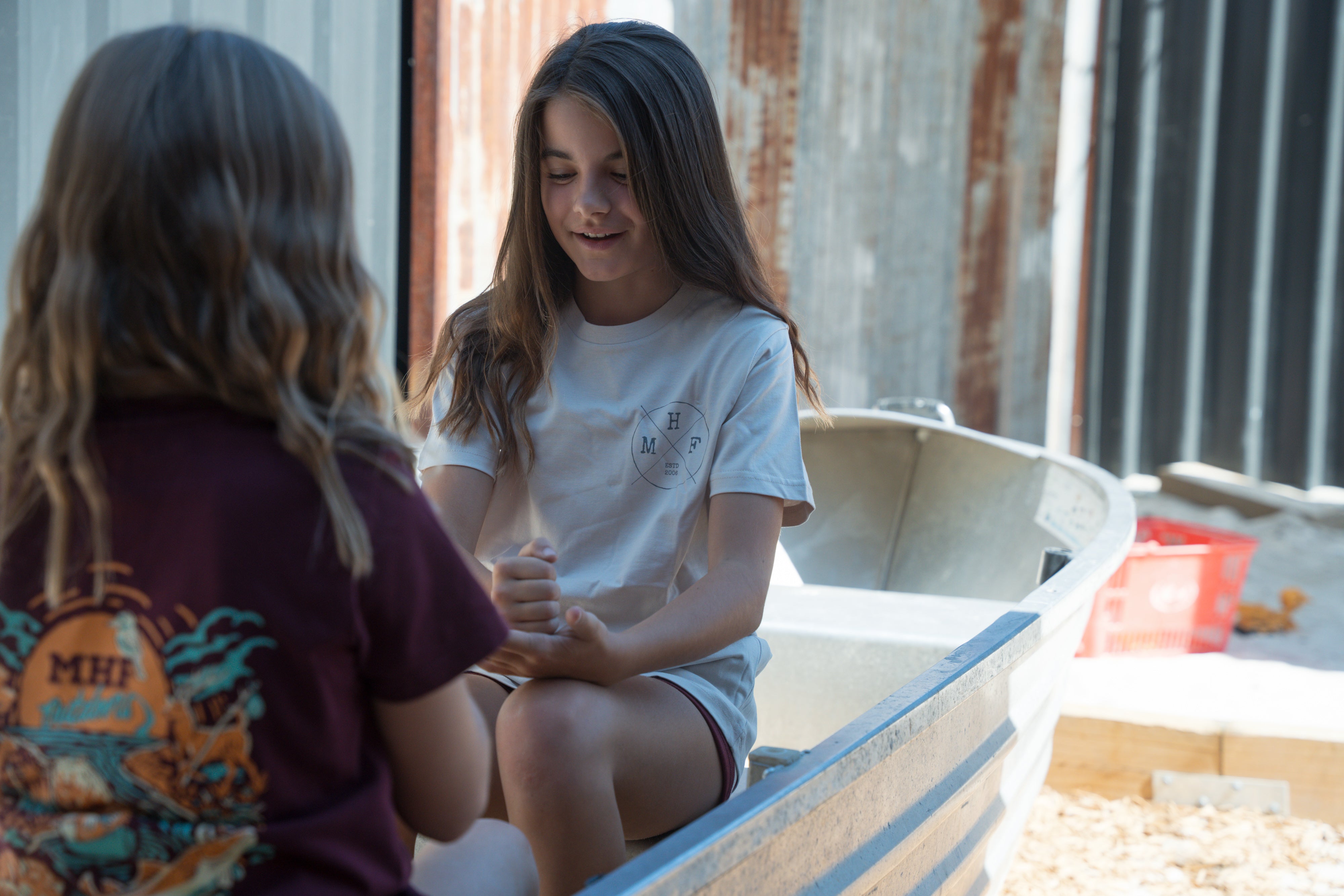 MHF Kids Lifestyle Tee - Bone - 2 / BONE - Mansfield Hunting & Fishing - Products to prepare for Corona Virus