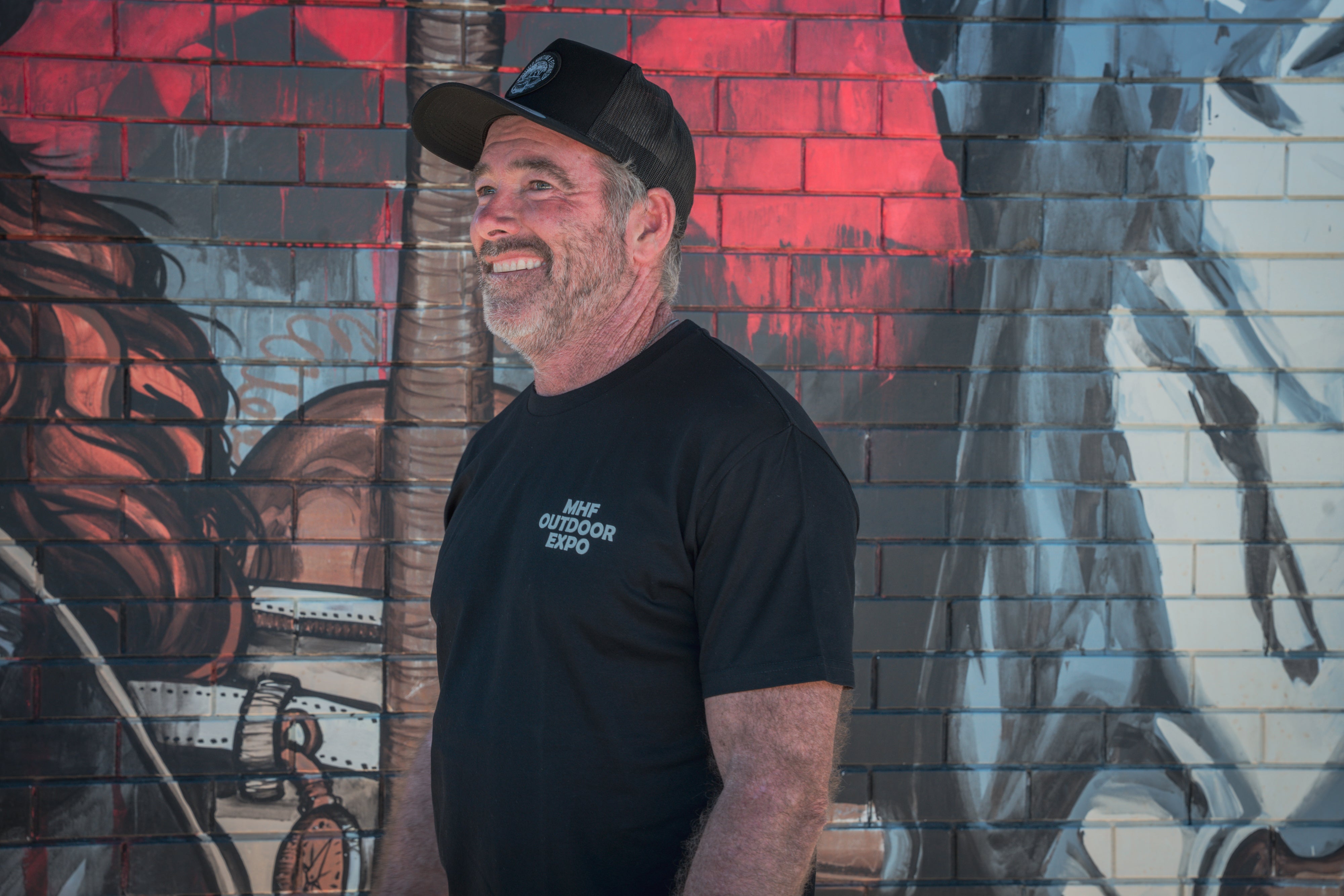 MHF 2026 Expo Tee - Black - Limited Edition - - Mansfield Hunting & Fishing - Products to prepare for Corona Virus