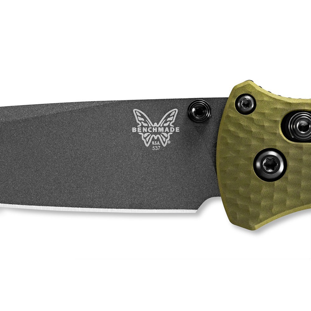 Benchmade Bailout Axis M4 Steel Folding Knife - Olive Green