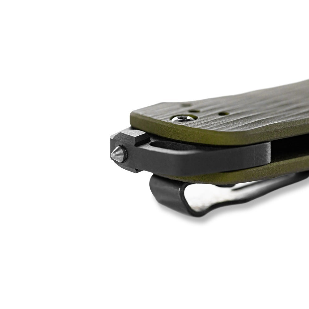 Benchmade Bailout Axis M4 Steel Folding Knife - Olive Green - - Mansfield Hunting & Fishing - Products to prepare for Corona Virus