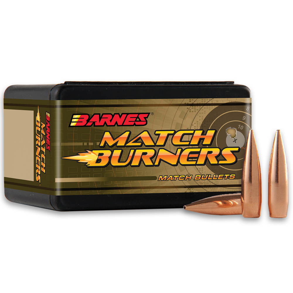 Barnes Match Burner 6mm 112gr BT Projectiles - 100Pk -  - Mansfield Hunting & Fishing - Products to prepare for Corona Virus