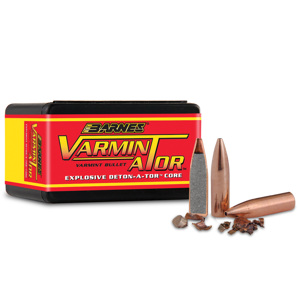Barnes Varminator 6mm 58gr HP FB Projectiles - 100Pk -  - Mansfield Hunting & Fishing - Products to prepare for Corona Virus