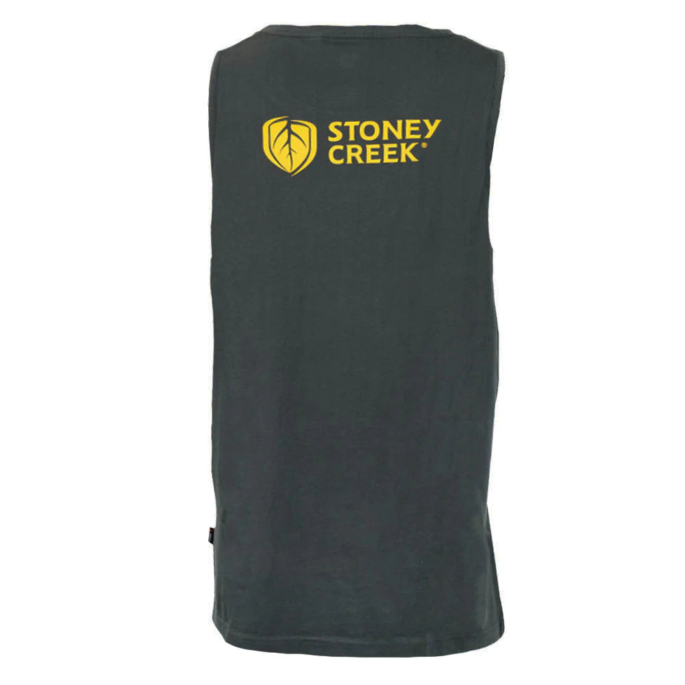 Stoney Creek Mens Brand Singlet - - Mansfield Hunting & Fishing - Products to prepare for Corona Virus