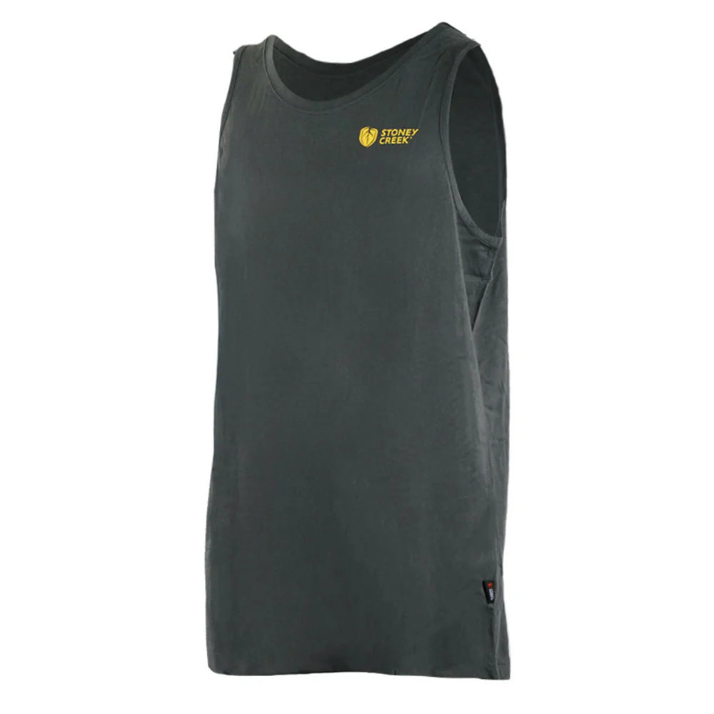 Stoney Creek Mens Brand Singlet - S / GREY - Mansfield Hunting & Fishing - Products to prepare for Corona Virus
