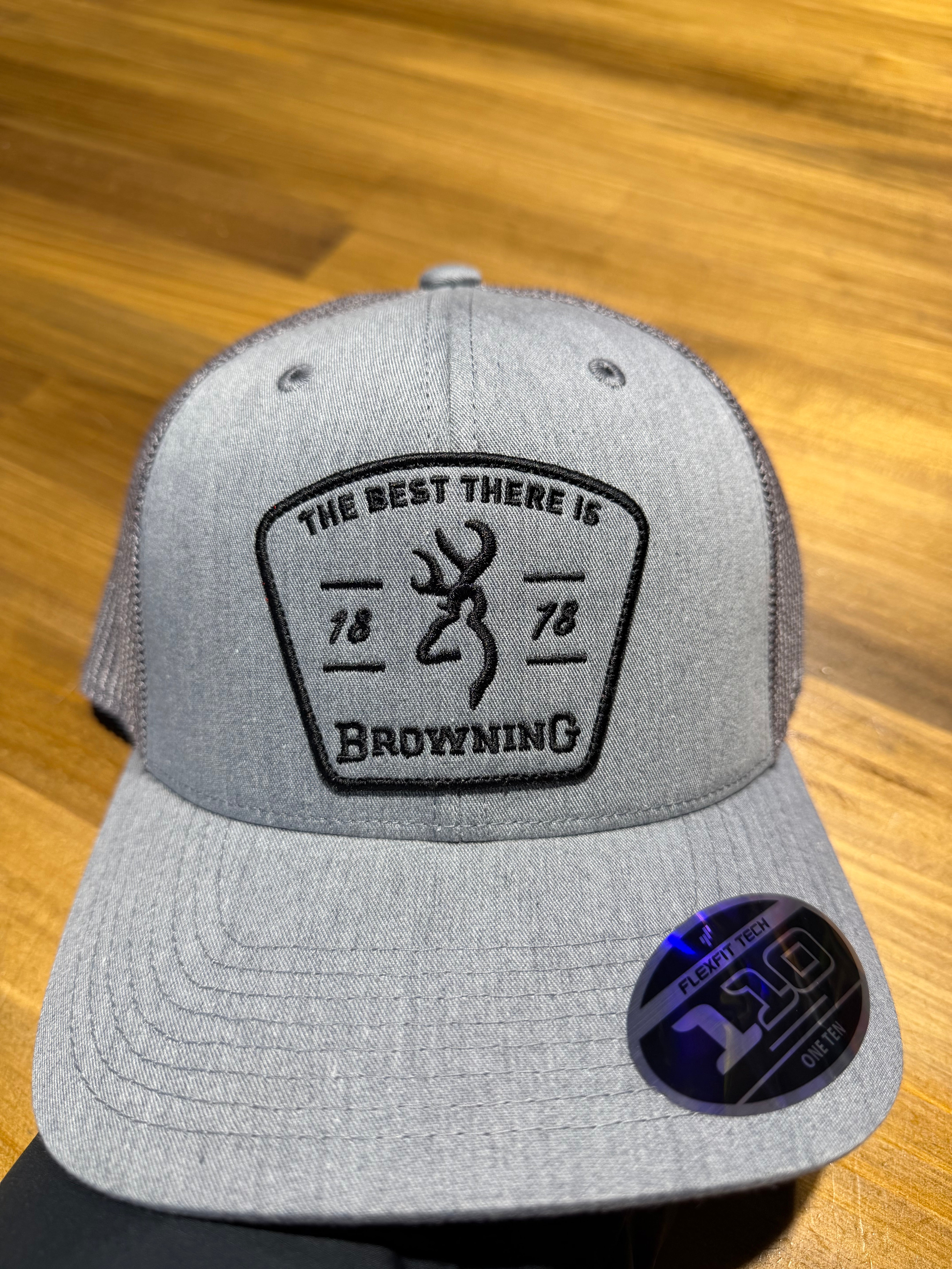 Browning Raider Cap Gray - - Mansfield Hunting & Fishing - Products to prepare for Corona Virus