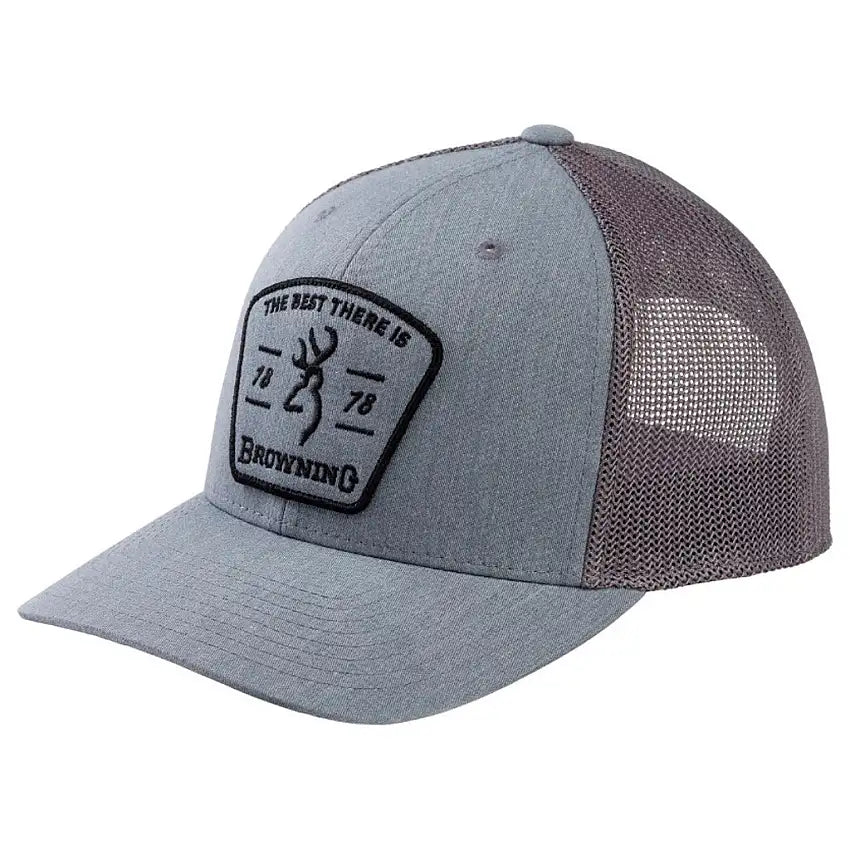 Browning Raider Cap Gray - - Mansfield Hunting & Fishing - Products to prepare for Corona Virus