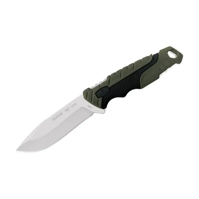 Buck Pursuit LG Fixed Grn Mold Hdl -  - Mansfield Hunting & Fishing - Products to prepare for Corona Virus