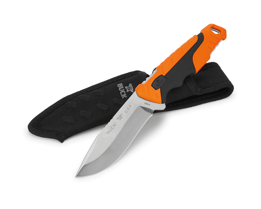 Buck Pursuit Large Fix Orange Mold Handle Knife -  - Mansfield Hunting & Fishing - Products to prepare for Corona Virus