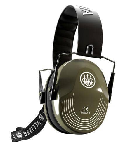 Beretta Earmuff Green - - Mansfield Hunting & Fishing - Products to prepare for Corona Virus