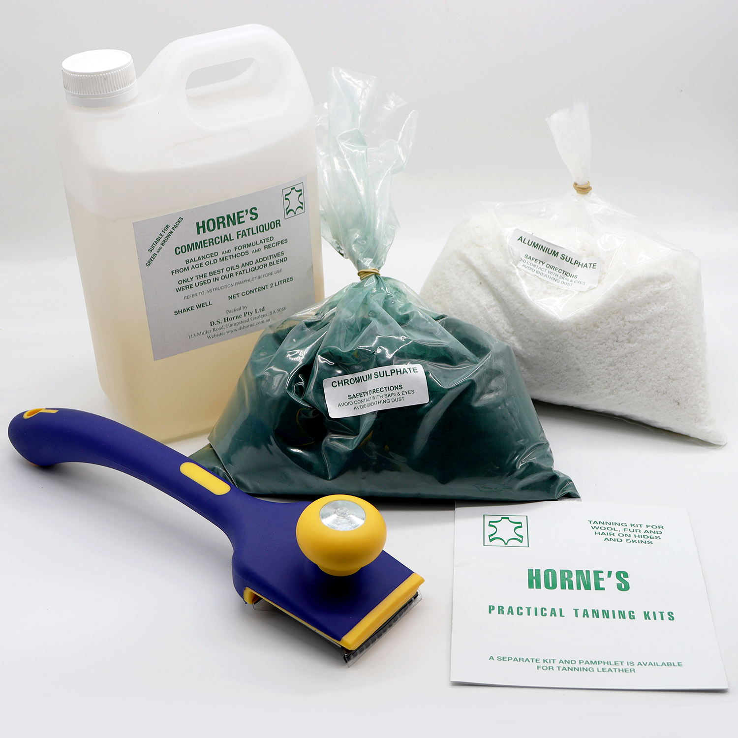 D.S. Horne Commercial Tanning Kit - - Mansfield Hunting & Fishing - Products to prepare for Corona Virus