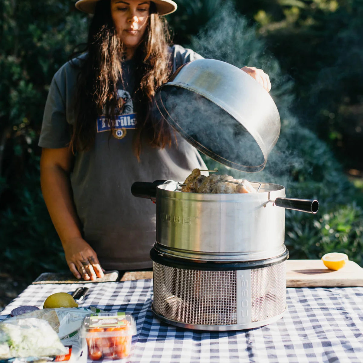 Cobb Rotisserie & Dome Extension - - Mansfield Hunting & Fishing - Products to prepare for Corona Virus